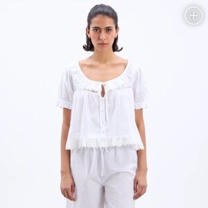 Damson Madder White Blouse